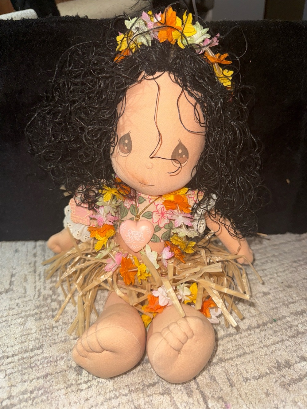 Precious Moments Applause Hawaiian Hula Girl PLUSH Doll  APPROX. 14"